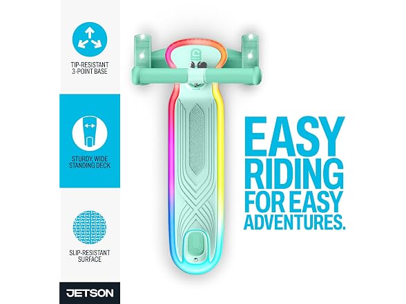 Jetson Twee 3-Wheel Light-Up Kick Scooter, Kids’