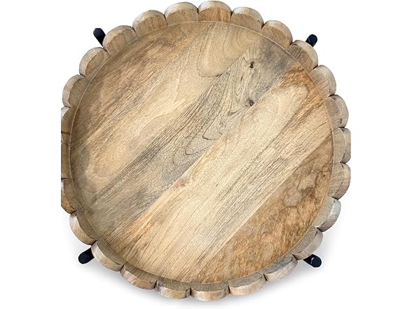 Howard Elliott Collection Ameesha Side Table Round Brown