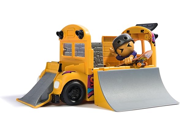 TECH DECK Sk8 Crew 2-in-1 Transforming Ultra Sk8 Bus