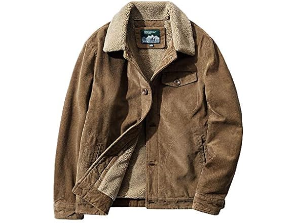 Chouyatou Men (XL) Casual Thicked Sherpa Jacket