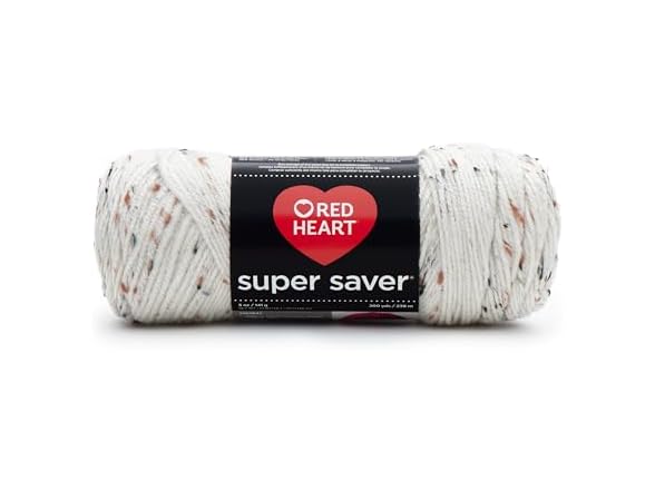 RED HEART Super Saver Yarn, Aran Fleck
