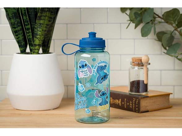 Silver Buffalo Lilo and Stitch Bottle