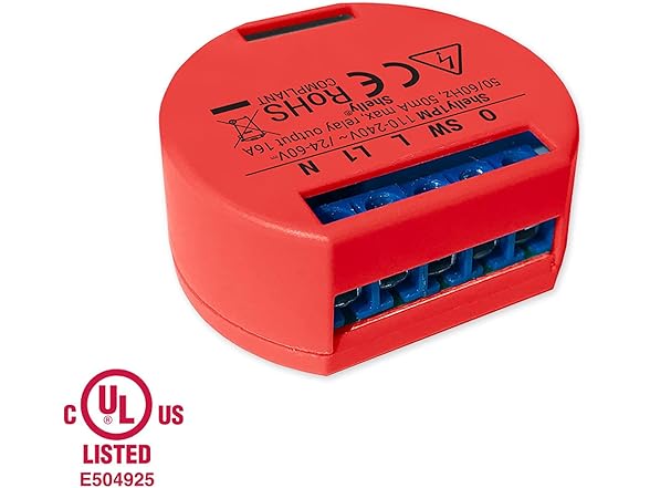 Shelly 1pm UL-WiFi-Operated Relay Switch