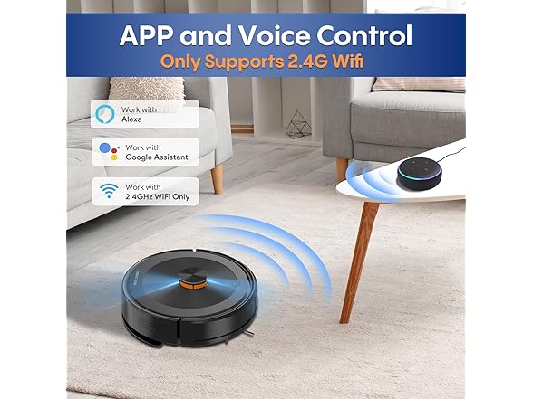 Bagotte Robot Vacuum and Mop Combo