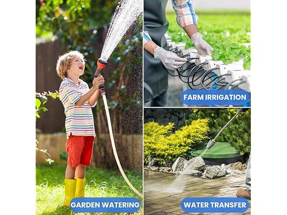 FOTING 1.5HP Shallow Well Pump with Pressure Tank, 1340GPH Automatic Irrigation Water Booster Jet Pump, Water Pumps Booster System 164FT 115V for Home Garden Lawn Farm, Blue (Open Box)