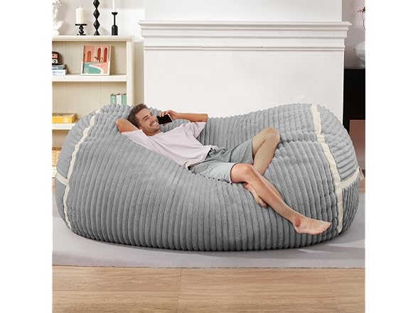 Giant Bean Bag Chair with Memory Foam