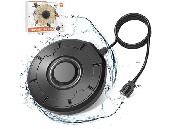 Cearktiy Bird Bath Heater