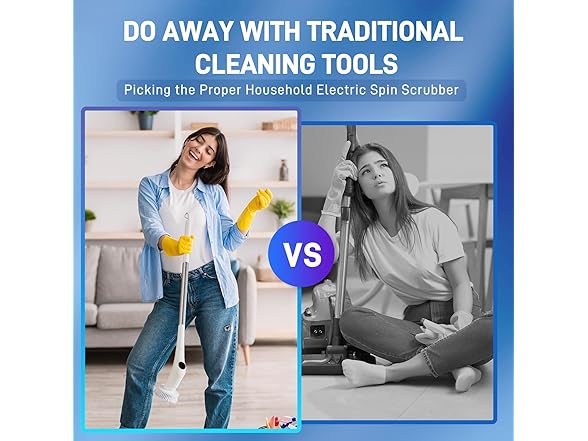 FUNCCUBE Electric Spin Scrubber for Bath