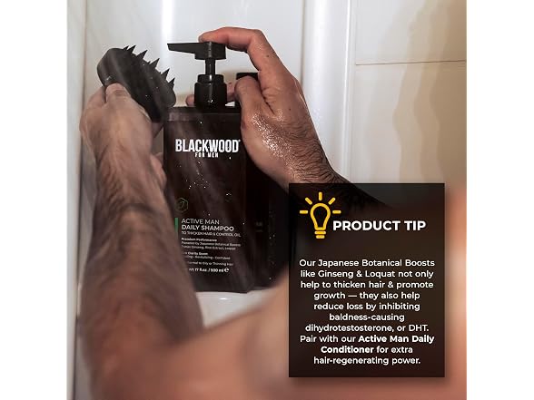 Blackwood For Men Active Man Shampoo 17 Oz