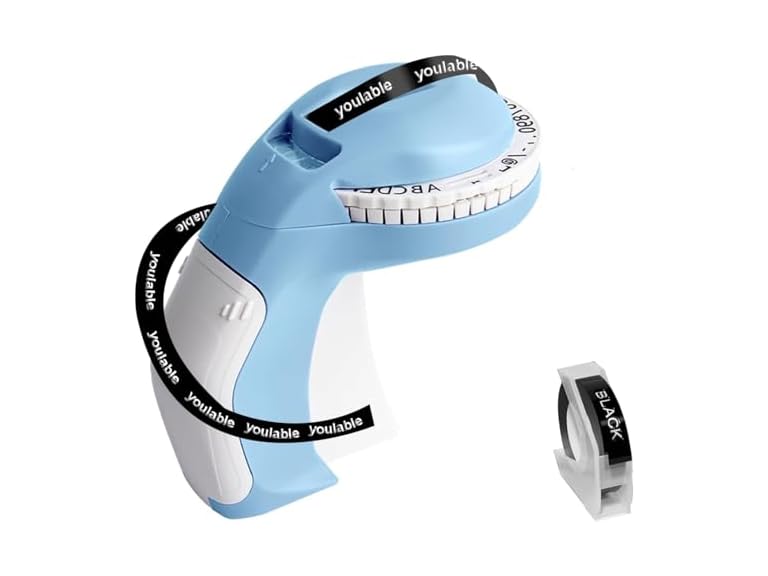 Embossing Label Maker Machine with Tapes