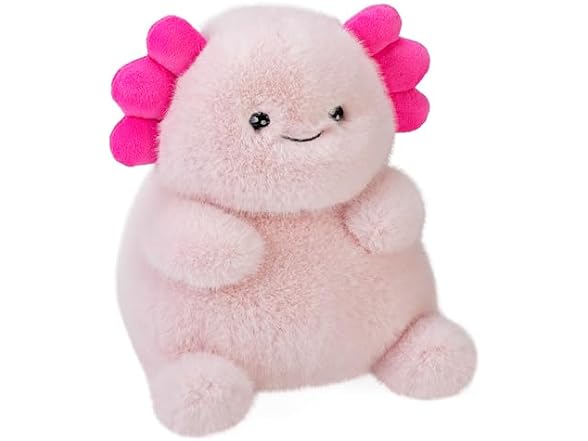 Wild Republic Tummykins Axolotl Stuffed Animal - 8"