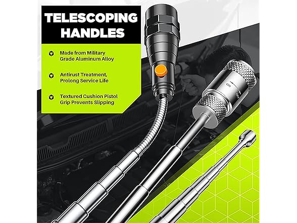 Telescoping Magnetic Pickup Tool Set