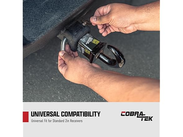 Cobra-Tek BTQQCR-1000 2" Tow Hook Reciever Shank