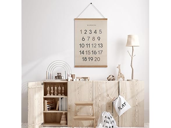 Bon et Beau Embroidered Number Poster