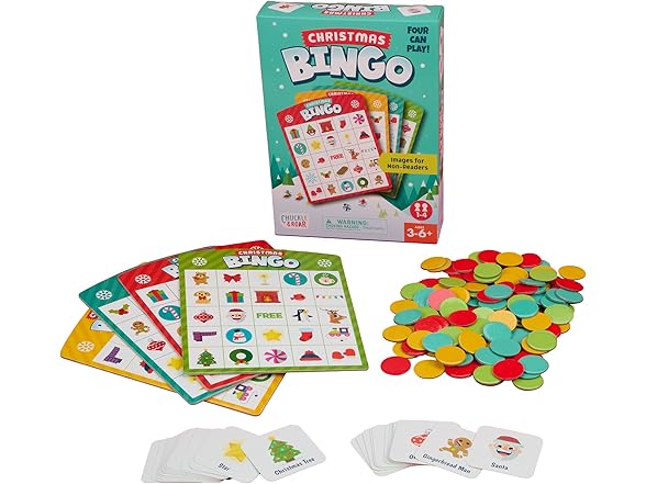 Christmas Bingo Ages 3-6