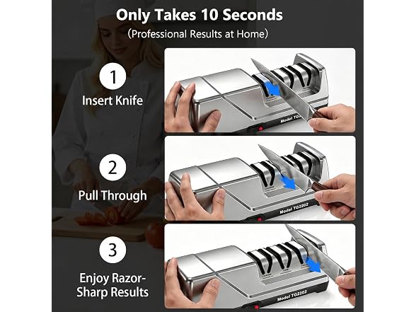 KIBSTOY Electric Knife Sharpener