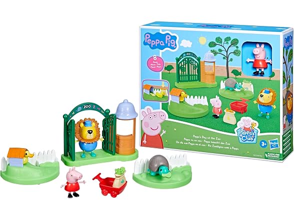 Peppa Pig Toys Peppa's Day at The Zoo Playset