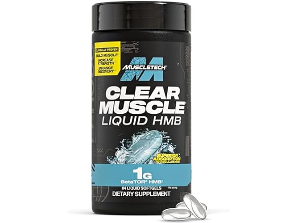 Muscletech HMB 1000mg, Clear Muscle (84 Liquid Softgels)