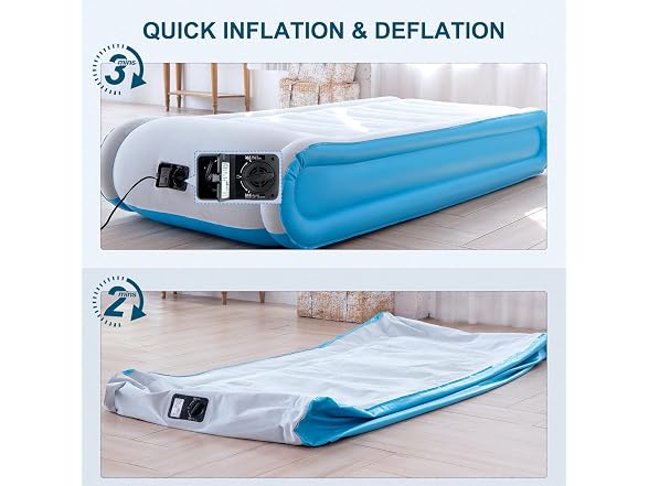 Valwix Twin Air Mattress with Built-in Pump