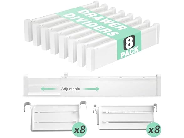 FUNIZE Expandable Drawer Dividers