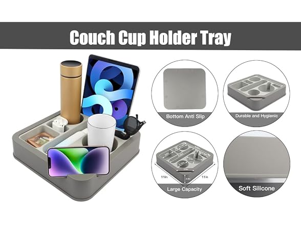 Cup Holder & Organizer Tray–Waterproof