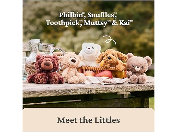 GUND Toothpick Teddy Bear, Forever Friends Littles