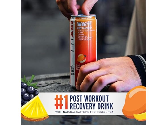 12PK LIFEAID FITAID Energy, 200mg Natural Caffeine