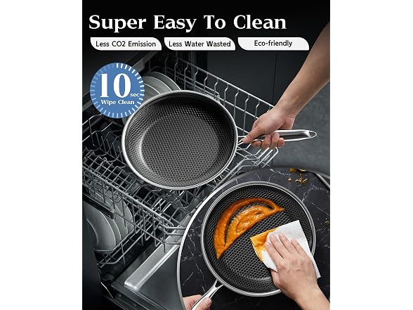 XBM 12in Nonstick Frying Pan Honeycomb