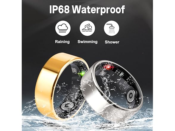 FAHKNS Smart Health Ring for Women