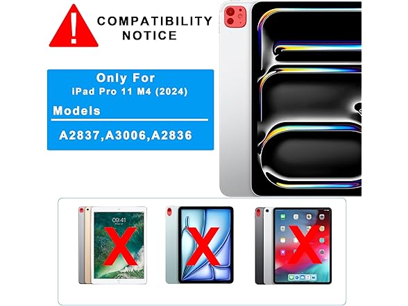 ROOFEI 2024 iPad Pro 11-inch (M4) Case