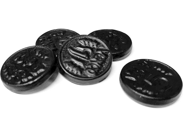 Venco - Coin Shaped Black licorice - 1Kg