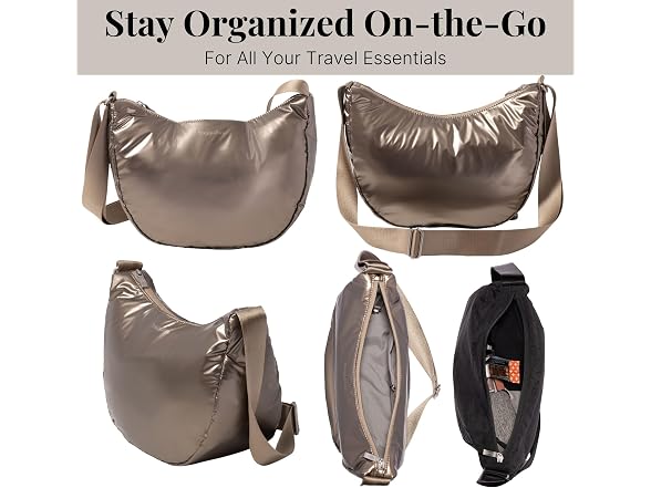 Baggallini Swift Crescent Crossbody Bag