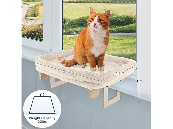 PETMAKER Cat Bed for Window Sill