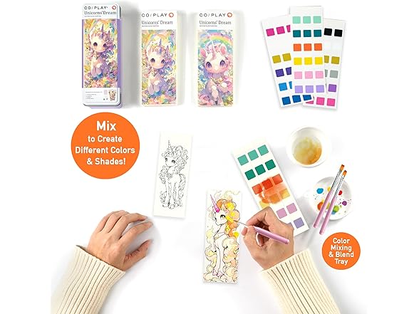 COIPLAY Unicorn 648 Color Block