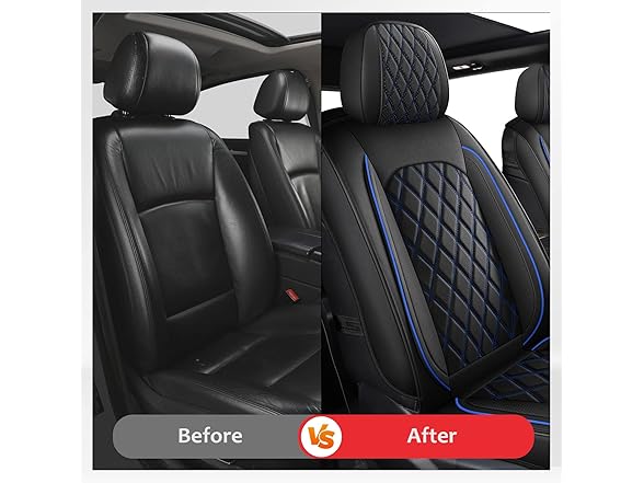 MIROZO 2PCS Front Seat Covers, Waterproof