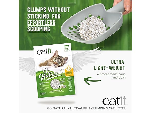 Catit Go Natural Ultra-Light Clumping Cat Litter