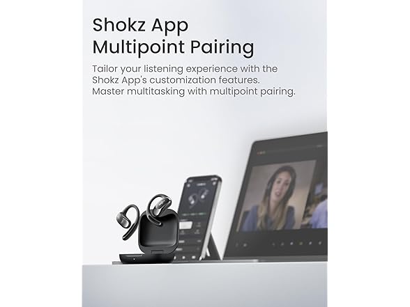 (NEW) SHOKZ OpenFit Air Open-Ear Earbuds