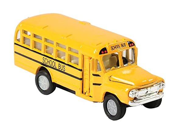 US Toy Die Cast Metal Toy School Bus, 5"