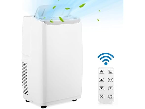 Vossfamul 750sqft 14,000 BTU Portable Air Conditioner