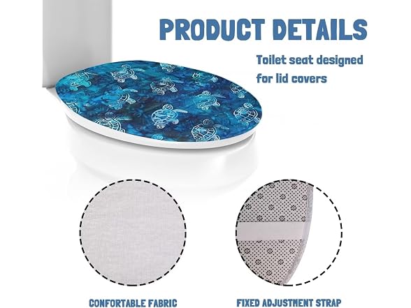 Turtle Toilet Lid Cover Toilet Seat Covers for Bat