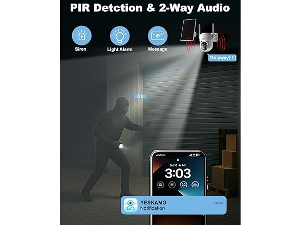 Cetey 4G LTE Cellular Security Camera