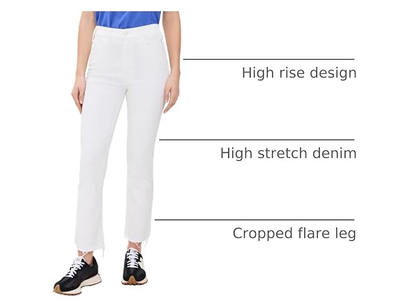 Mother Women (32) Hustler Ankle Fray Jeans