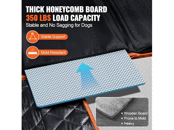 VEVOR Back Seat Extender for Dogs, Dog