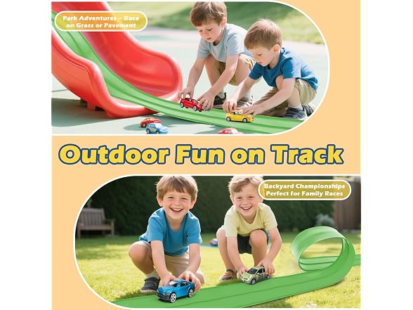 INKZOO Flexible Race Track Green