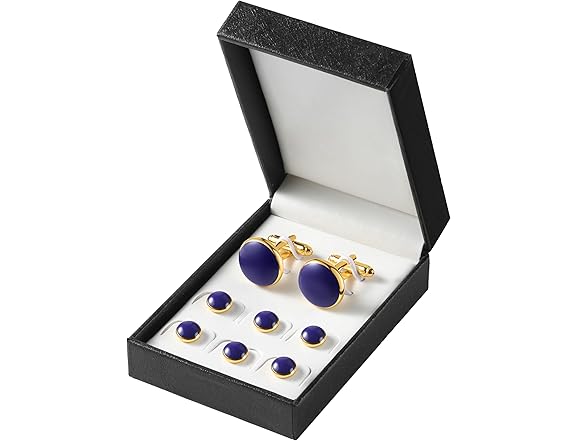 Zealmer 8pcs Men's Cufflinks