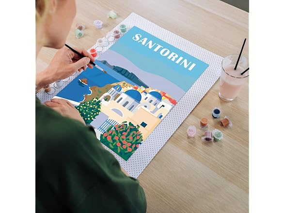 Ravensburger Santorini Paint by Numbers Kit