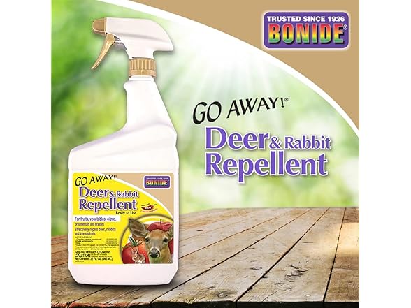 Bonide Go Away! Deer & Rabbit Repellent, 32 oz.