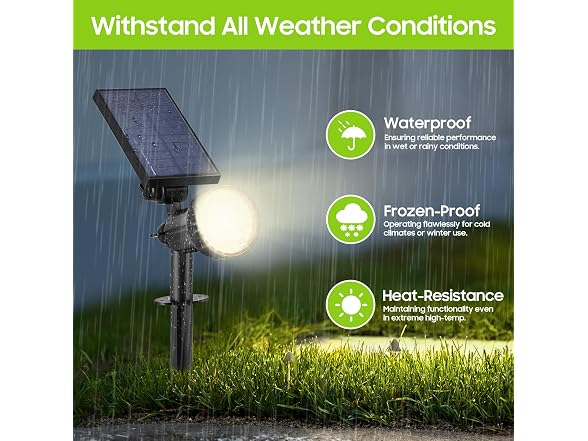 Bosceos B0G5Z37GFK 12 Pack Solar Spot Lights Outdoor