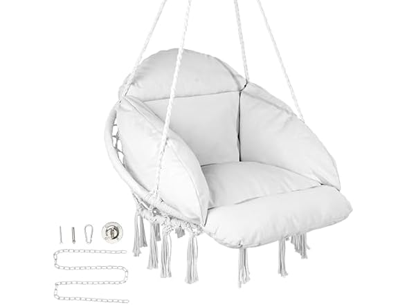 Hanging Hammock Swing Chair, Macramé Hanging