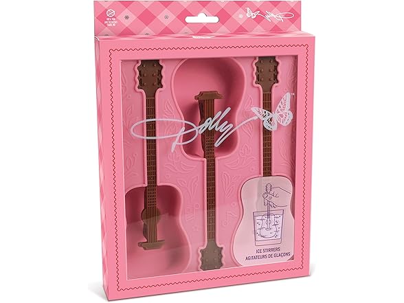 Dolly Parton Guitar Ice Mold Tray
